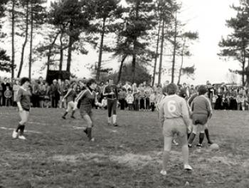 Neilston Cattle Show, Ladies' Football Match, c.1980.