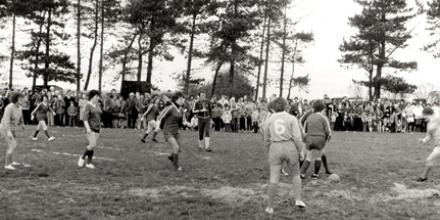 Neilston Cattle Show, Ladies' Football Match, c.1980.
